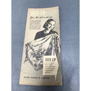 Vintage Sears Roebuck & Co. Scarf Style Guide 1960s